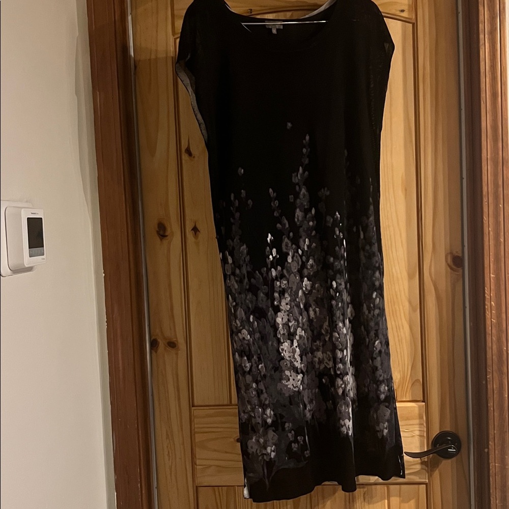 Elegant Black and Gray Women's Dress